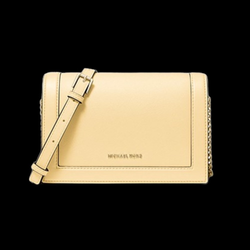 MICHAEL Michael Kors Jet Set Large Saffiano Leather Crossbody Bag Butter…